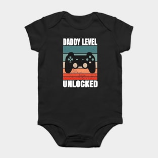 Daddy Level Unlocked Baby Bodysuit